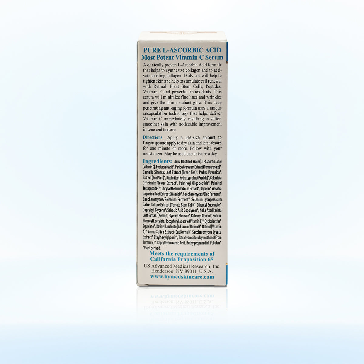 Pure L-Ascorbic Acid Vitamin C Serum