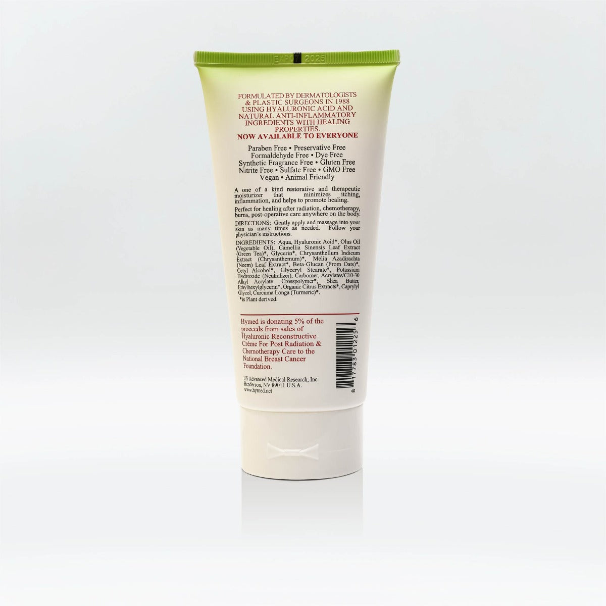 Hyaluronic Reconstructive Creme with Turmeric – For Post Radiation & Chemotherapy Care