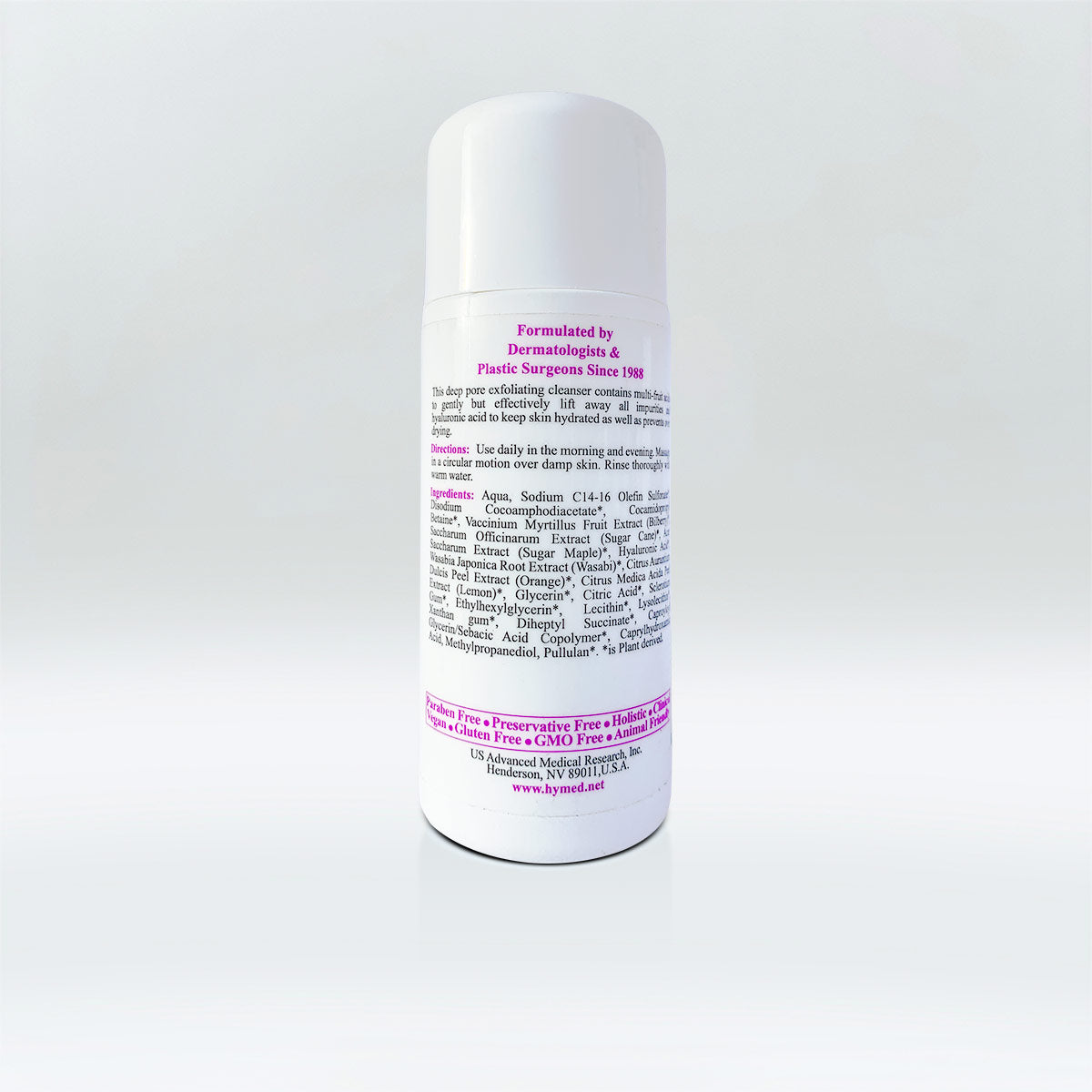 Facial Cleanser - with Triple Alpha Hydroxy Acids